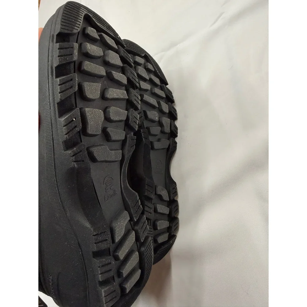 KAMIK New $100 Momentum II Womens 10 Black Gray Tall Waterproof Winter Boots